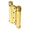 Купить Петля пружинная двойная AMIG 3037-75 Brass plated по цене 1340 руб. в Москве