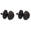 Купить Комплект круглых дверных ручек AMIG модель 16 negro по цене 4030 руб. в Москве