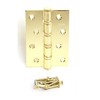Купить Петля дверная универсальная Apecs 100*70-B4-Steel-G, золото по цене 250 руб. в Москве
