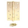 Купить Петля дверная универсальная Apecs 120*80-B4-Steel-G, золото по цене 260 руб. в Москве