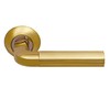 Купить Комплект дверных ручек ARCHIE SILLUR 96 (Grandazo) S. GOLD/P. GOLD по цене 4511 руб. в Москве