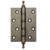 Купить Петля дверная универсальная 4500A (500-A4 100x75x3) AS Античное серебро  по цене 1170 руб. в Москве