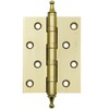 Купить Петля дверная универсальная 4500A (500-A4 100x75x3) GP Золото  по цене 900 руб. в Москве
