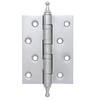 Купить Петля дверная универсальная 4500A (500-A4 100x75x3) SC Матовый хром  по цене 1050 руб. в Москве