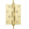 Купить Петля дверная универсальная 4500A (500-A4 100x75x3) SG Матовое золото  по цене 960 руб. в Москве