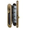 Купить Комплект дверных ручек Armadillo с фиксацией для раздвижных дверей SH.LD152.KIT011-BK (SH011-BK) WAB-11, матовая бронза по цене 2667 руб. в Москве