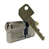 Купить Цилиндровый механизм EVVA EPS (107)76/31 ключ/вертушка, никель по цене 17010 руб. в Москве