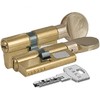 Купить Цилиндровый механизм KALE 164 BM-80(40/40В), ключ/вертушка, золото по цене 2210 руб. в Москве