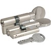 Купить Цилиндровый механизм KALE 164SM-80(40/40), ключ/вертушка, никель по цене 1610 руб. в Москве