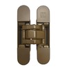 Купить Петля дверная скрытой установки Kubica K8060 Atomika Slim, цвет бронза (BR) по цене 2626 руб. в Москве
