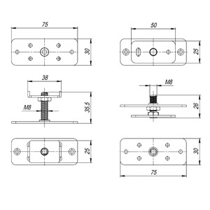 1SML  �������� Armadillo ��������� ������� SLD.Comfort-PRO/telescope.static door plates