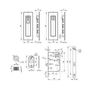 1SML  �������� ������� ����� ��� ���������� ������ Armadillo SH.URB153.KIT011-BK ��-7, ������