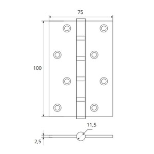 1SML  ����� ������� ������������� Avers 100*75*2,5-B4-G, ������