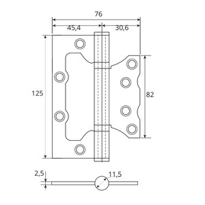 1SML  ����� ��������� Avers 125*75*2,5-B2-AB, ������