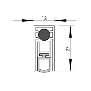 1SML  ����� �������������� (���) Bovent ��, L= 1030 ��