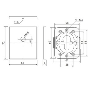 1SML  �������� ������������ Code Deco Slim DP-16-K-BLM, ������