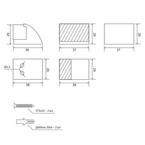 1SML  ��������� ������� ���� Code Deco DS-0020-BLM, ������