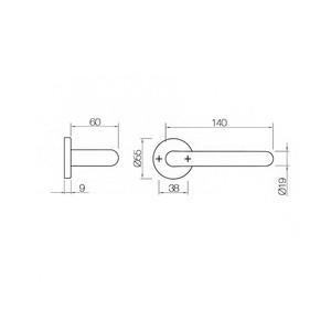 1SML  ����� ������� DoorLock 038/F-55 U-form (���� 8*8), ������� ����������� �����