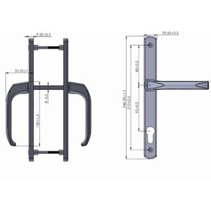 1SML  ������� �������������� ����� Elementis DENIZ 25/92, ���������� RAL8019