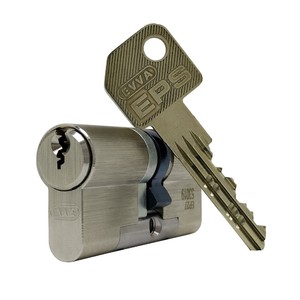 купить Цилиндровый механизм EVVA EPS (102)46/56 ключ/ключ, никель в Москве