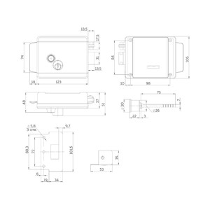 1SML  ����� ��������� ������������������� FUARO-2369 INOX, ���� �����