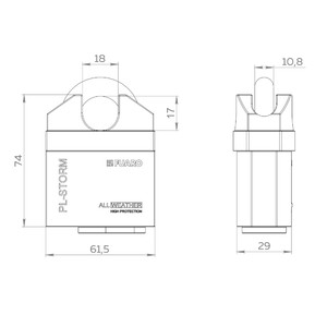 1SML  ����� �������� Fuaro PL-STORM-3660 (�������� ��������), 4 �����