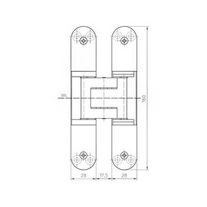 1SML  ����� ������� ��������� ������������� SIMONSWERK TECTUS TE 340 3D (SW168), �� 80 ��, ������ ��������
